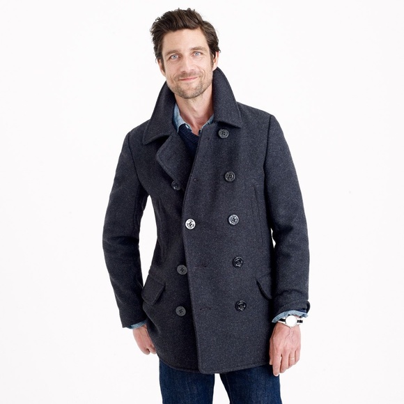 J. Crew Jackets & Coats J Crew Mens Dock Peacoat Navy Nwt Poshmark